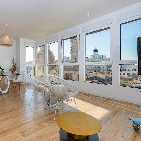 Apartamento Ayuntamiento Panoramic Valencia Exterior foto