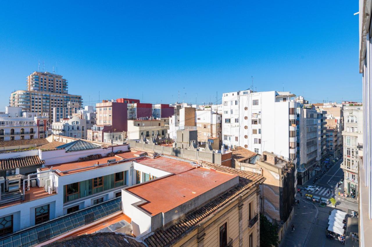 Apartamento Ayuntamiento Panoramic Valencia Exterior foto